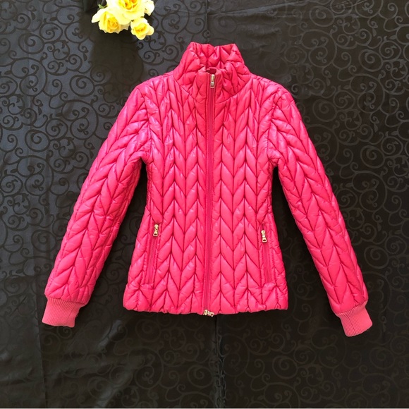 GUESS Women Pink Winter Jacket/Puffer - Picture 4 of 15